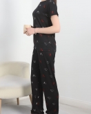 Alt Üst Aynı Pegasus Pijama Takımı Siyahkalp - 50419.1048.