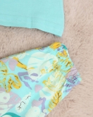 5-12 Yaş Erkek Kapri Pijama Takımı Suyeşili - 50412.1951.