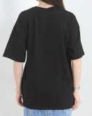 Baskılı Oversize Tişört Siyahbeyaz4 - 40637.1872.
