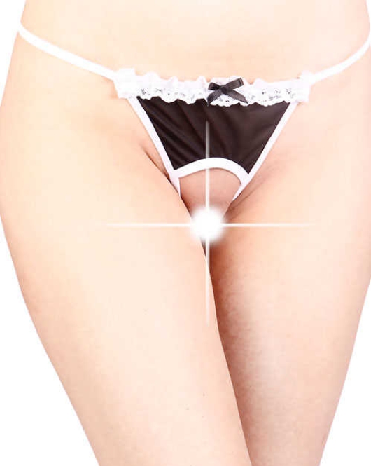 Siyah Seksi Fantezi Gecelik TM8063