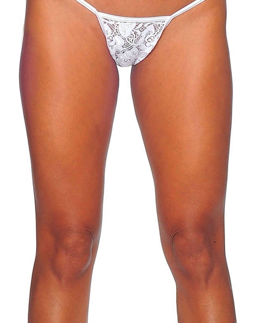 Beyaz Dantelli Tanga TM1165